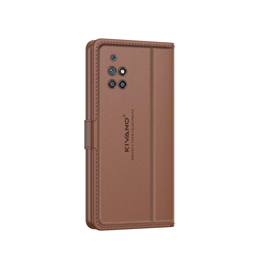 Leather Wallet Case for Xiaomi Redmi 10 Prime ?Stylish Flip Folio Cover with Card Holder, Stand, Ideal for Both Men and Women-KIVANO LUXE - Aibex
